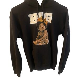 Men's Black Graphic Crewneck Sweater